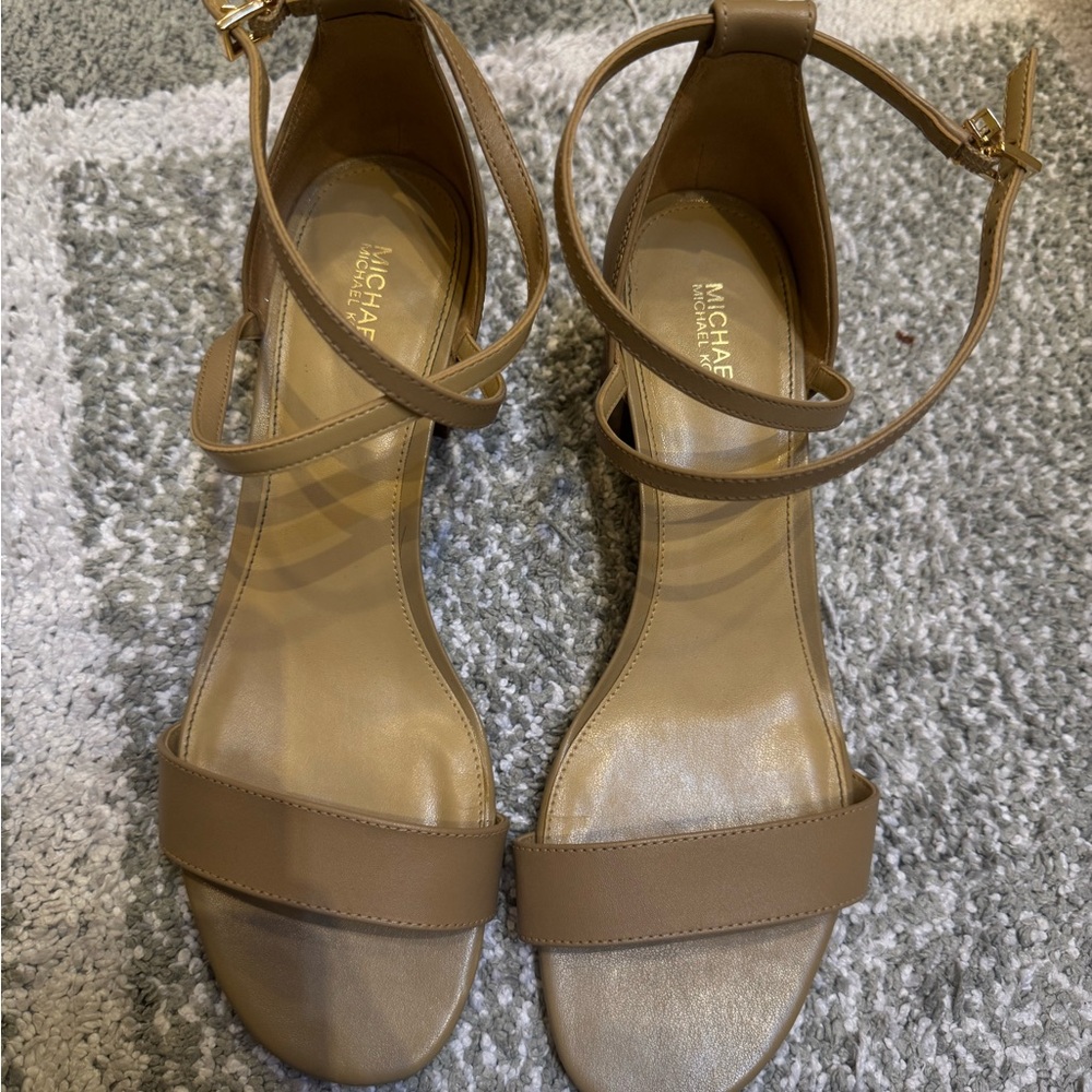 Michael Kors Tan Strappy Sandals